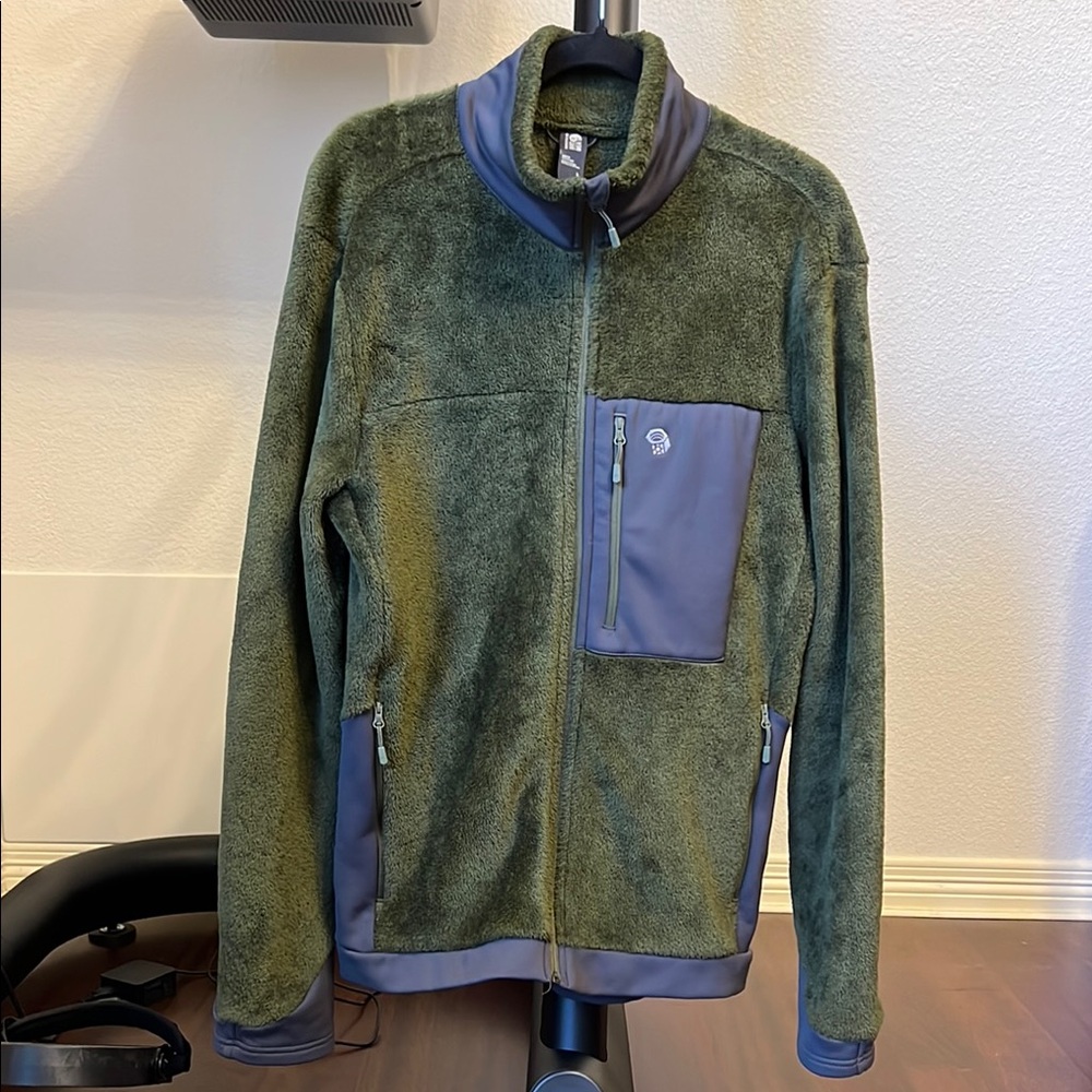Mountain Hardwear Green Men’s Polartec High Loft Fleece Jacket